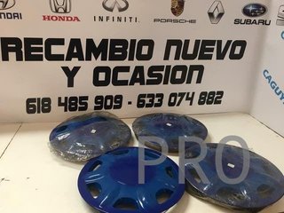 Tapacubos azules universales