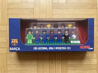Set Figuras FC Barcelona (Compatibles LEGO)