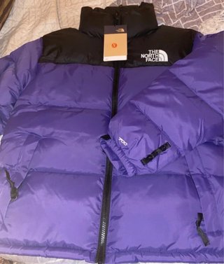 Abrigo The North Face Morado y Negro