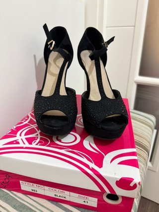 Zapatos de fiesta negros talla 41
