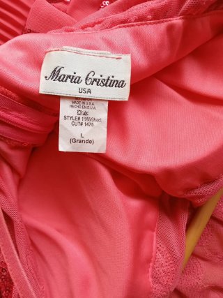 Vestido de fiesta Maria Cristina rosa
