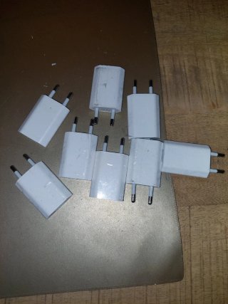 Lote de 6 X 5 euros Cargadores de Pared