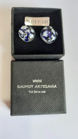 Pendientes de Plata Saumoy Artesania