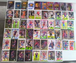 Lote de cromos antiguos FC Barcelona