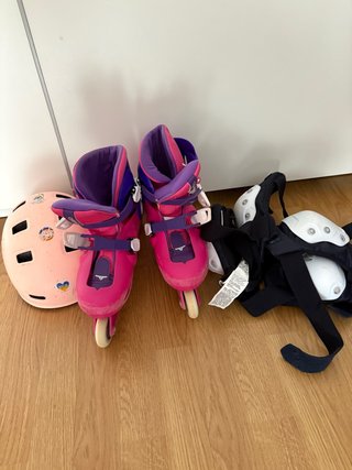 Patines Oxelo con Casco y Protecciones