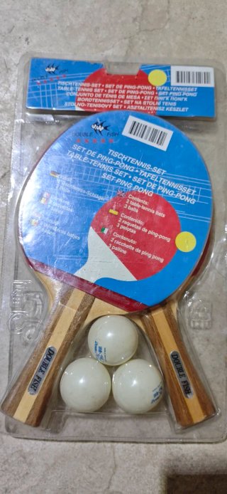 Set Ping Pong Double Fish (2 raquetas + pelotas)