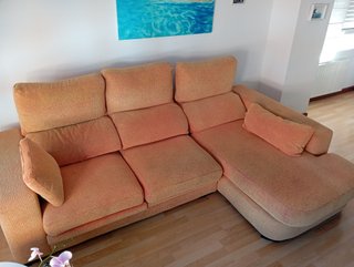 Sofá Chaise Longue Naranja
