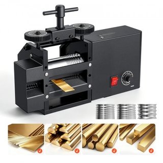 Laminadora eléctrica y rodillos de joyería, 4 en 1