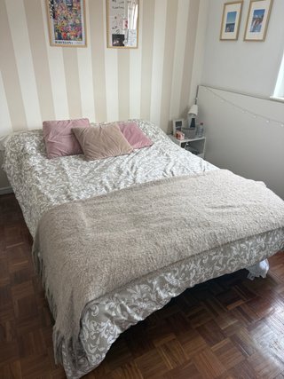 Colchón y somier de matrimonio 135 cm
