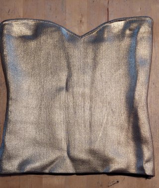 Top Dorado Zara Talla M