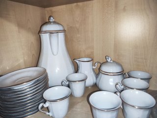 Juego de café de porcelana
