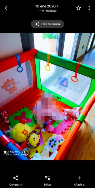 Parque Infantil Plegable