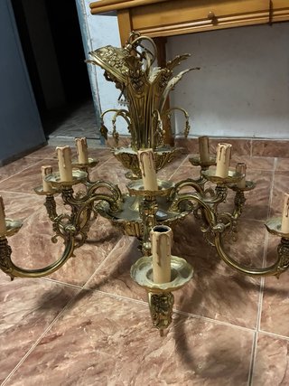 Lámpara de Bronce para Salón