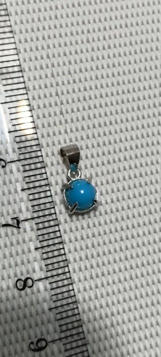 Colgante de Plata 925 y Turquesa.