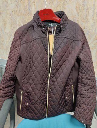 Anorak Mujer Acolchado Berenjena