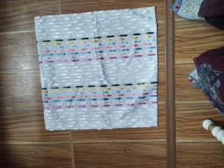 Funda de cojín con detalles