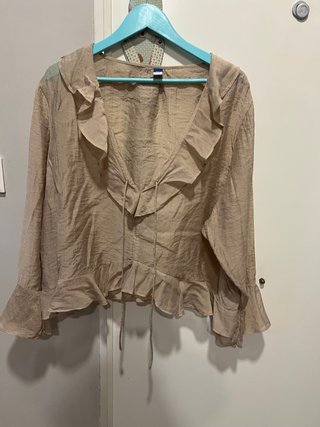 Blusa Old Navy Beige Talla XL