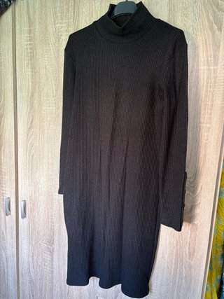 Vestido Negro de Punto