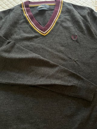 Jersey de lana Fred Perry gris