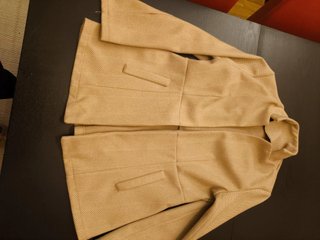 Conjunto Stradivarius camel blazer y pantalón T38