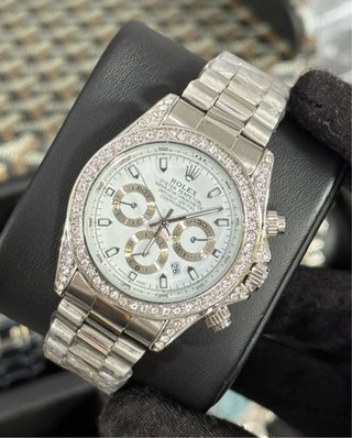 Reloj Daytona Plateado