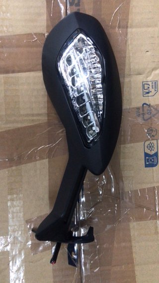 Espejo con intermitente para moto