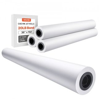 Wide Format Paper, 36 in x 150 ft Plotter Paper, 4