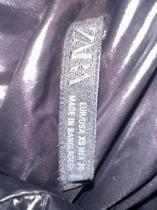 Chaqueta Impermeable Negra Zara