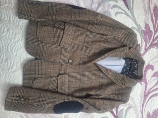 Americana Zara de cuadros