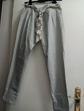 Pantalón de vestir gris talla L