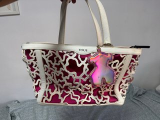 Bolso Tous Blanco y Rosa