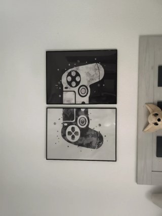 Set de 2 Cuadros de Mando de Consola