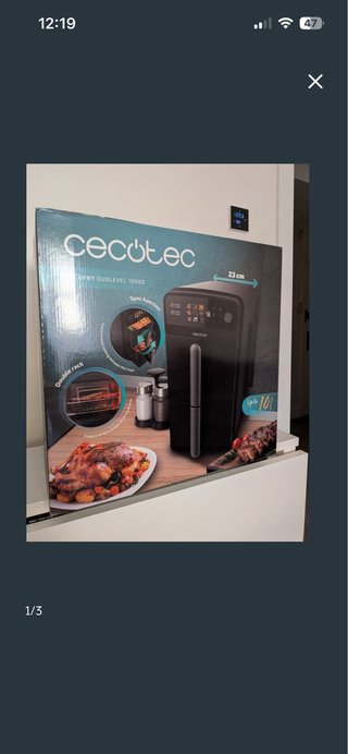 Freidora de aire Cecotec Cecofry Dual 10000