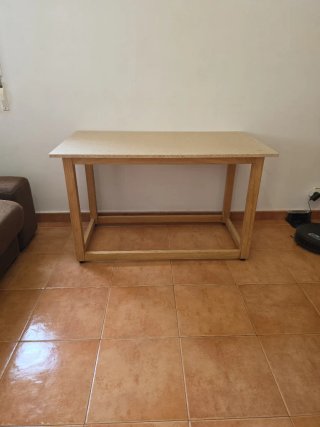 Mesa camilla rectangular de madera