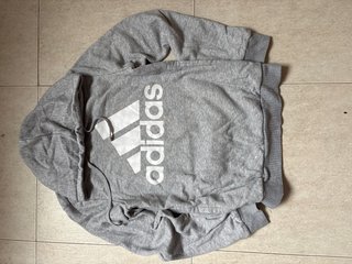 Sudadera con Capucha Adidas Gris