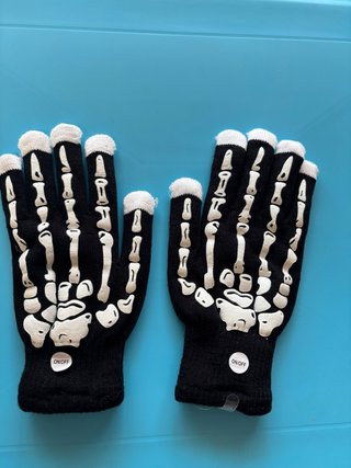 Guantes LED Esqueleto Halloween