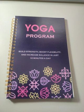 Libro de programa y actividades de Yoga