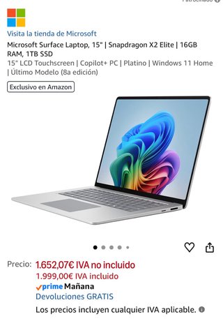 Microsoft Surface Laptop 15 Snapdragon X Elite