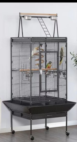 Jaula Grande para Aves con Ruedas