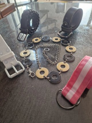 Lote de 6 cinturones para mujer