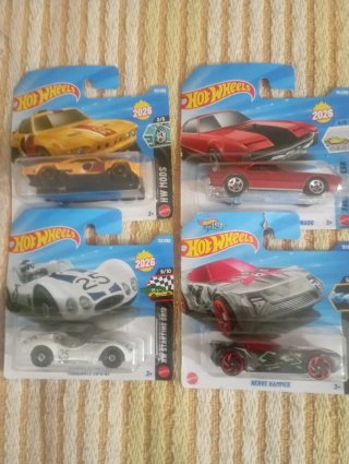 Set de 4 Coches Hot Wheels