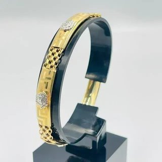 Pulsera Bismark Medusa Bicolor 18k 6mm