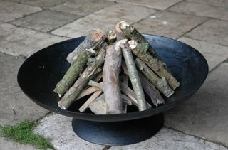 Esschert FF44 - Horno de jardín (bajo), Color Negro