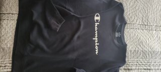 Sudadera Champion Negra Talla XL