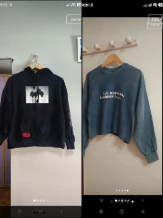 Lote de 2 sudaderas