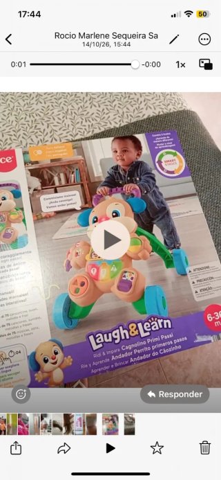 Andador Perrito Primeros Pasos Fisher-Price