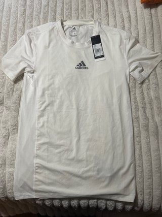 Camiseta Térmica Adidas Blanca Talla M