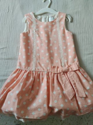 Vestido de Niña Estampado Talla 5/6
