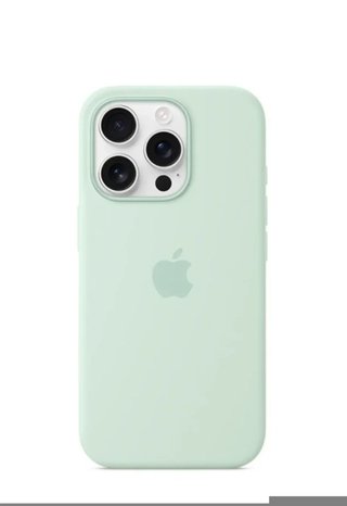 Funda de silicona con MagSafe para el iPhone 16 Pro Max - Aguamarina