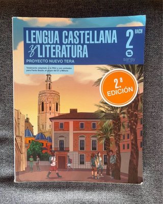 libro lengua 2 bach proyecto nuevo tera 2 edicion